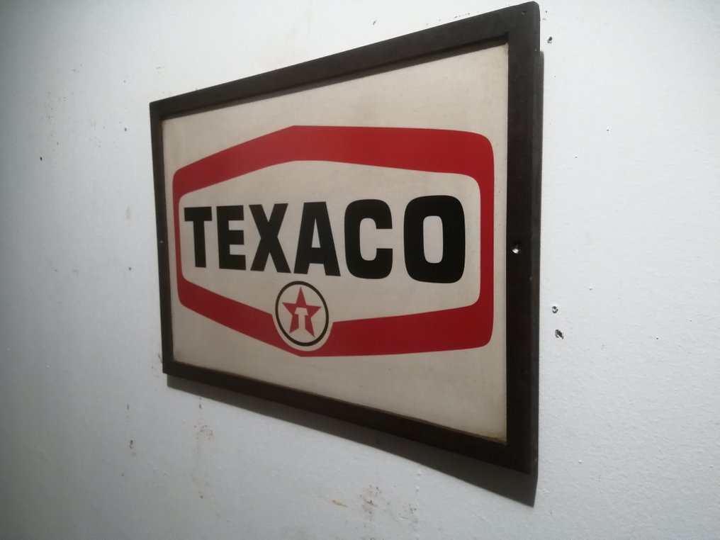 Texaco - Texaco reklámtábla - Texaco - Reklámtábla - 1970 - Fém #1.0