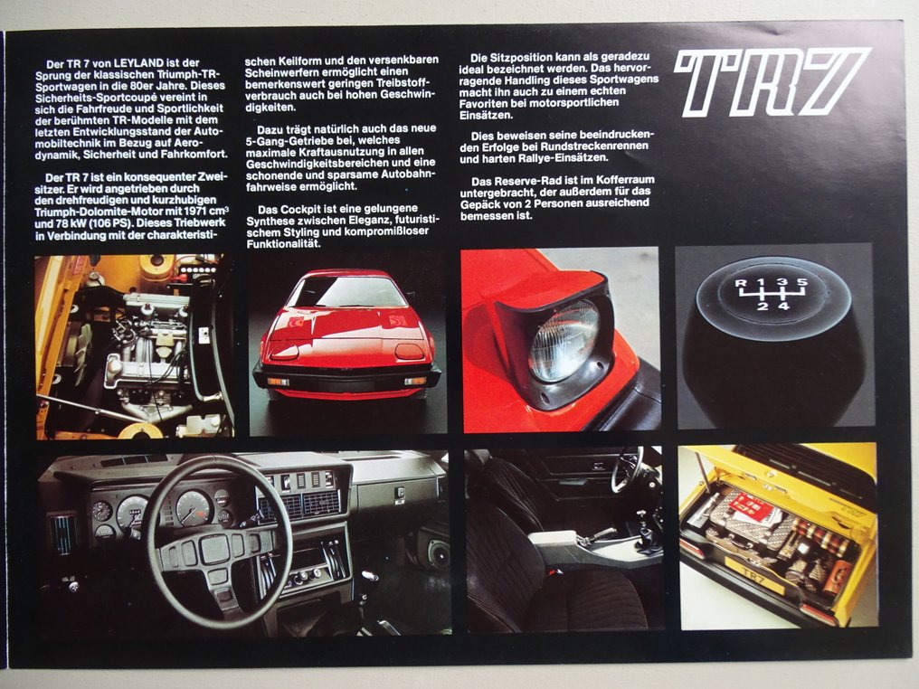 Brochure - Triumph - TR 7 Coupé & Convertible #3.2