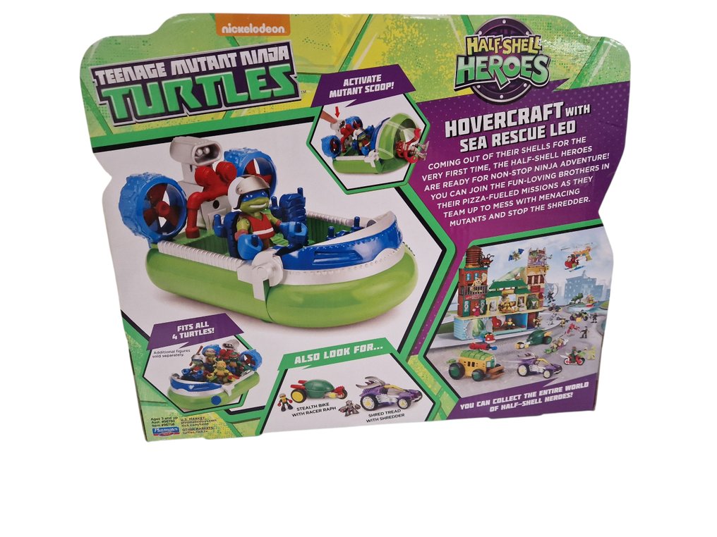 Half-Shell Heroes - Legetøjskøretøj Hovercraft with Sea Rescue LEO - 2010-2020 #4.3