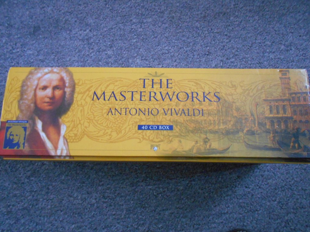 Antonio Vivaldi - 多位艺术家 - Brilliant Classics: The Masterworks Antonio Vivaldi, 40 CDs - 多个标题 - 光盘盒套装 - 2001 #2.1