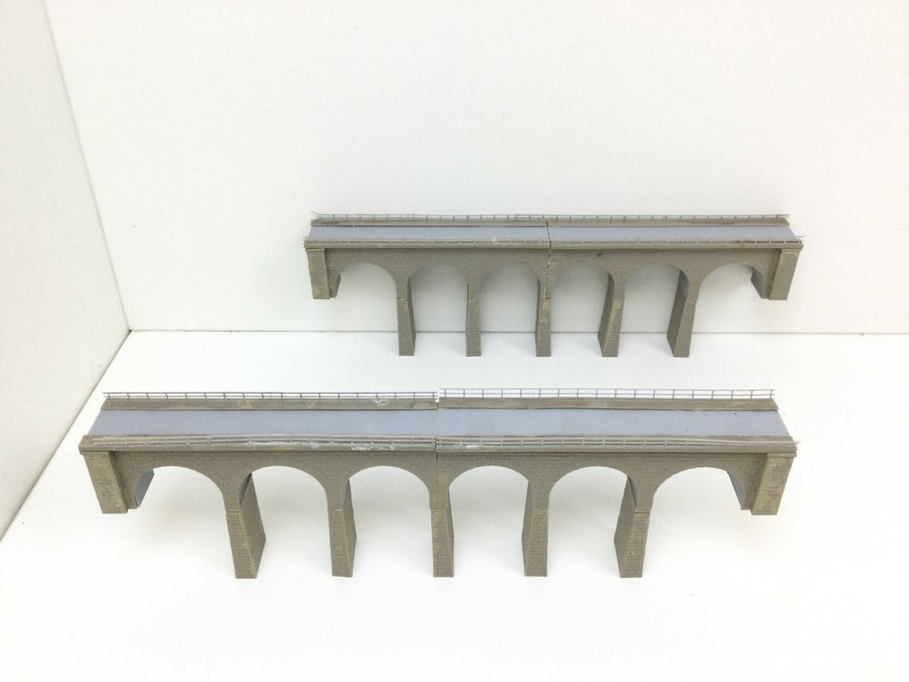 Kibri N - Εξαρτήματα γέφυρας τρένου μοντελισμού (7) - Διάφορα τμήματα γέφυρας #4.3