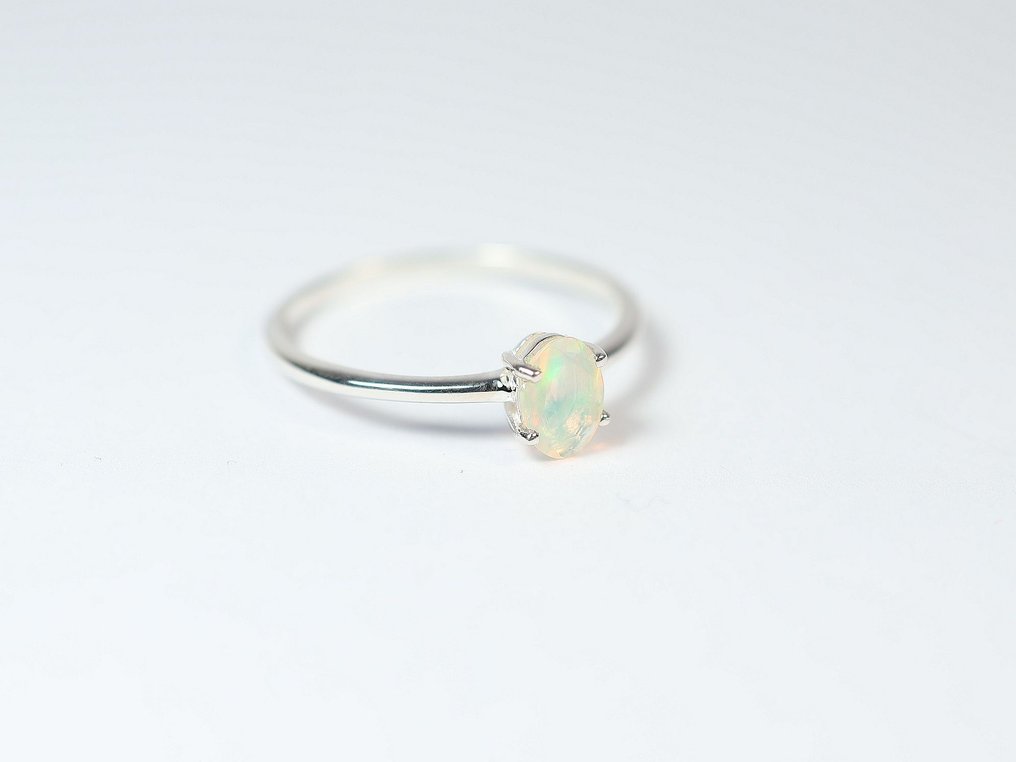 埃塞俄比亚欧泊 / 韦洛欧泊 戒指 / 新- 1.02 g - (1) #1.0