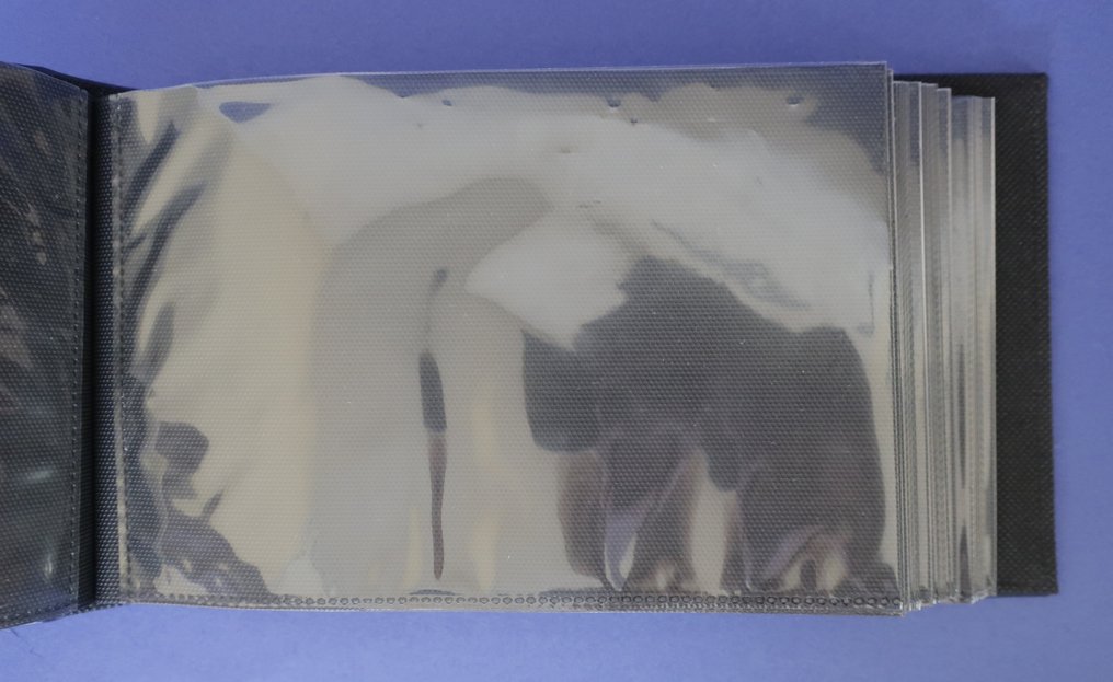 Holanda  - 4 novos álbuns Leuchtturm FDC/cartas/valor postal azul, tipo C6, com 50 folhas. #4.3