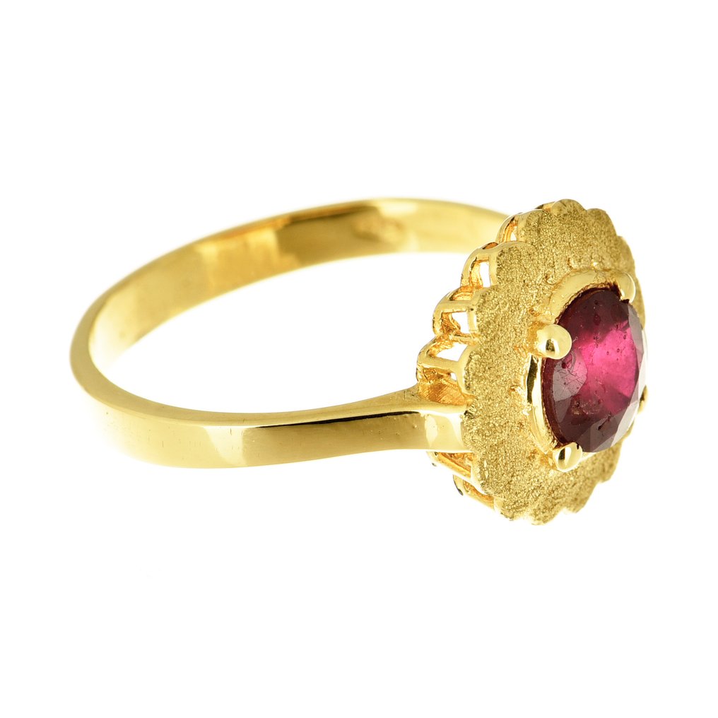 Ring - 18 kt. Yellow gold Ruby #2.1