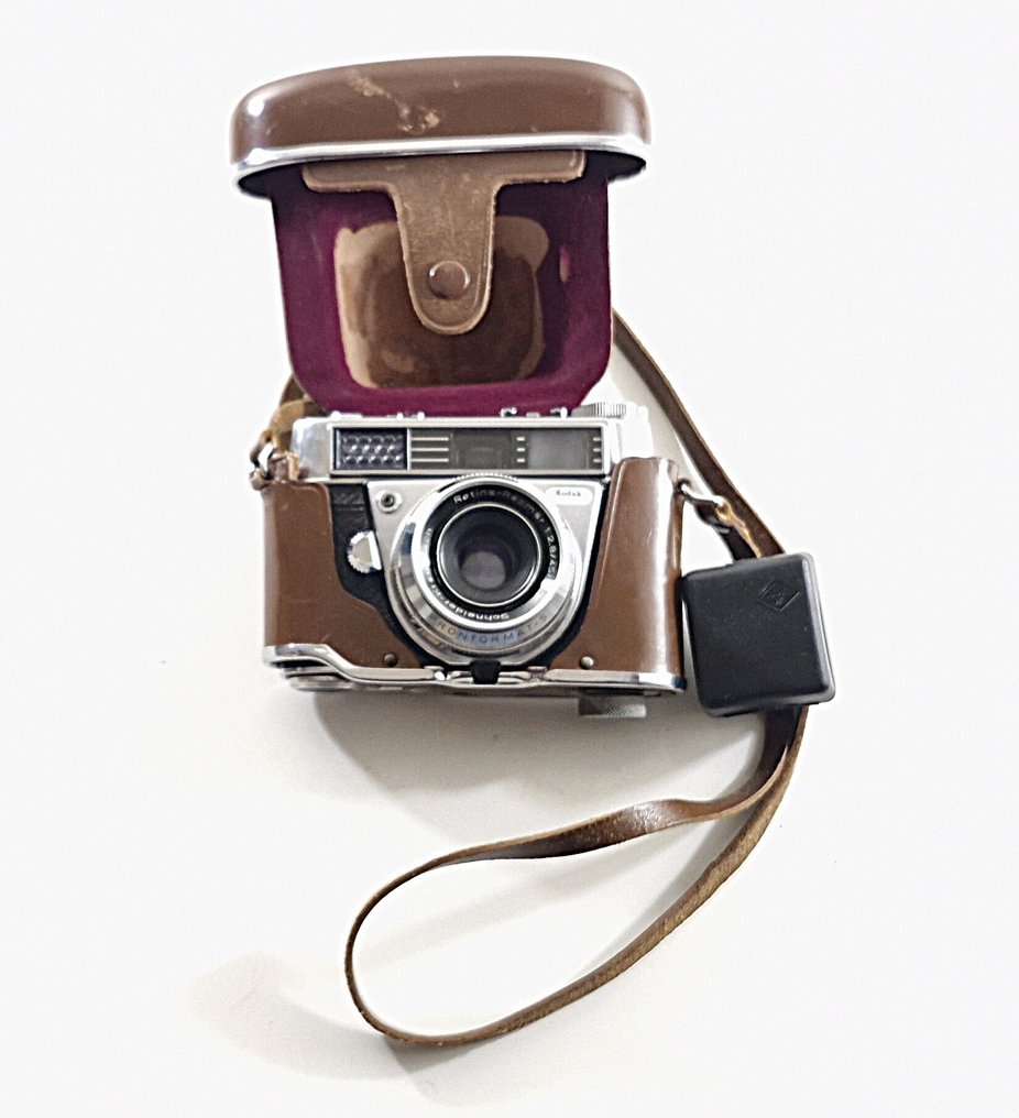 Kodak Retina automatic I + flash bulbs + 5 pellicule | Aparat analogowy #1.0