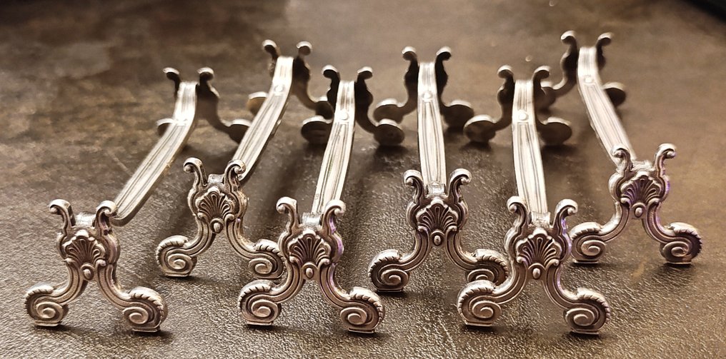 Christofle - stile Luigi XVI - Suport cuțit (6) - Placat cu argint #1.0