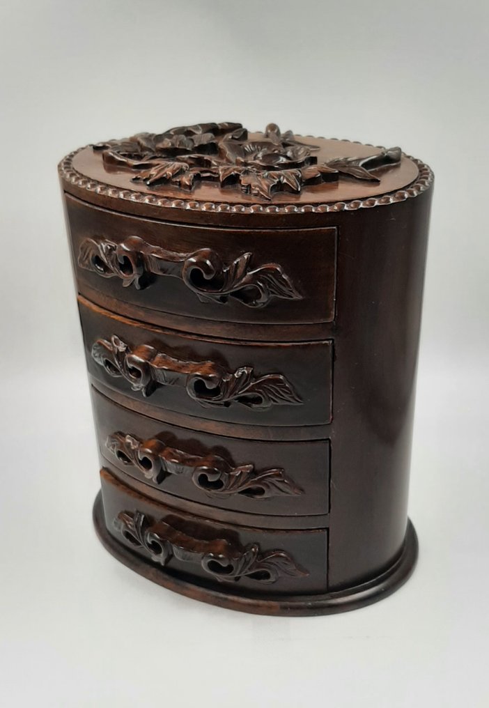 Joyero - Madera - Decoro a intaglio #1.0