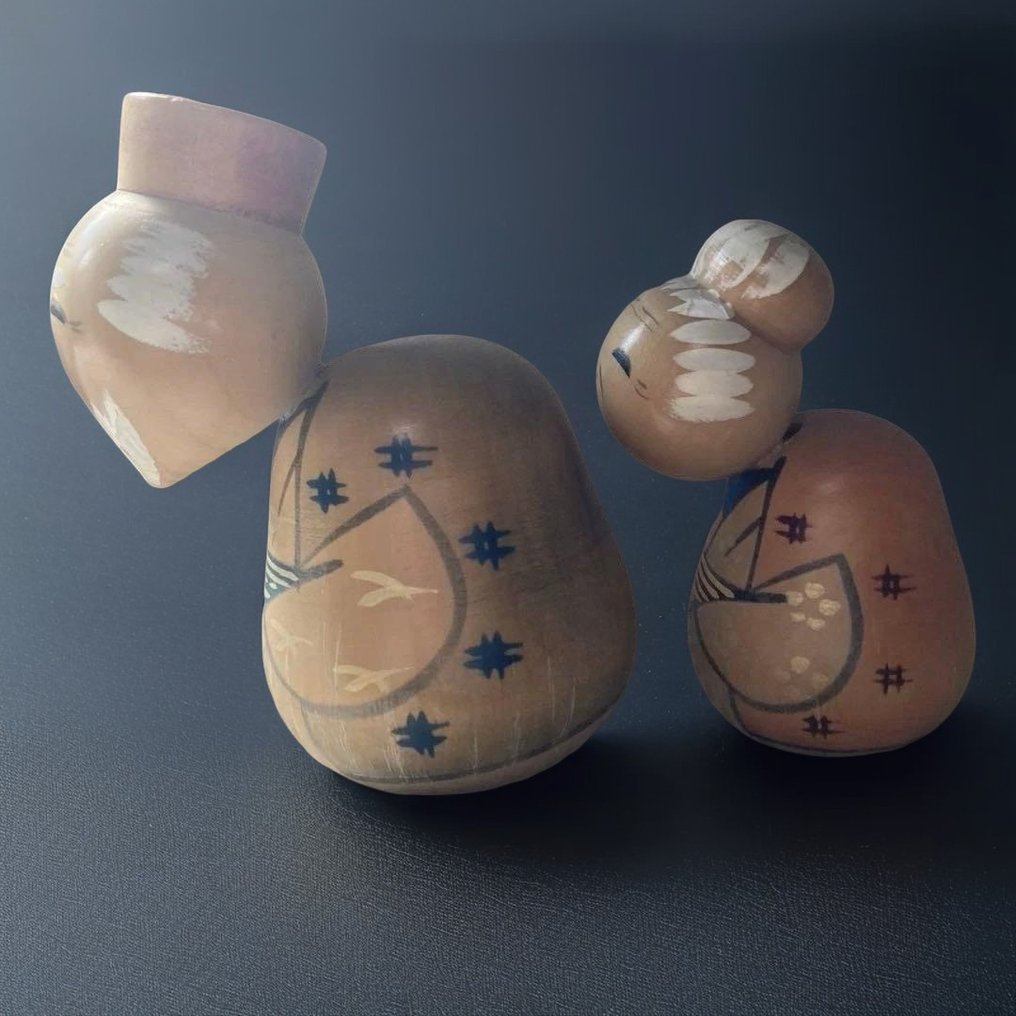 Δημιουργική Κοκέσι 'Tyozyu' από τον Hazime Miyashita, Βραβευμένο με το Βραβείο Πρωθυπουργού - Ξύλο - Hazime Miyashita - Ιαπωνία - Shōwa period (1926-1989) #4.3