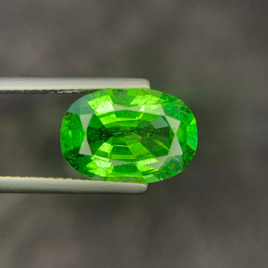 1 pcs  绿色 沙弗莱石  - 5.01 ct - 国际宝石研究院（IGI） - Tasvorite Garnet #1.0