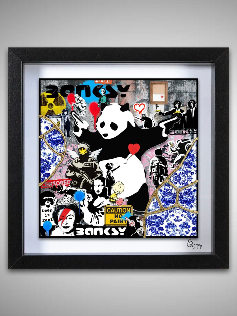 Stéphanie Godann - Banksy Porcelain Fusion #1.0