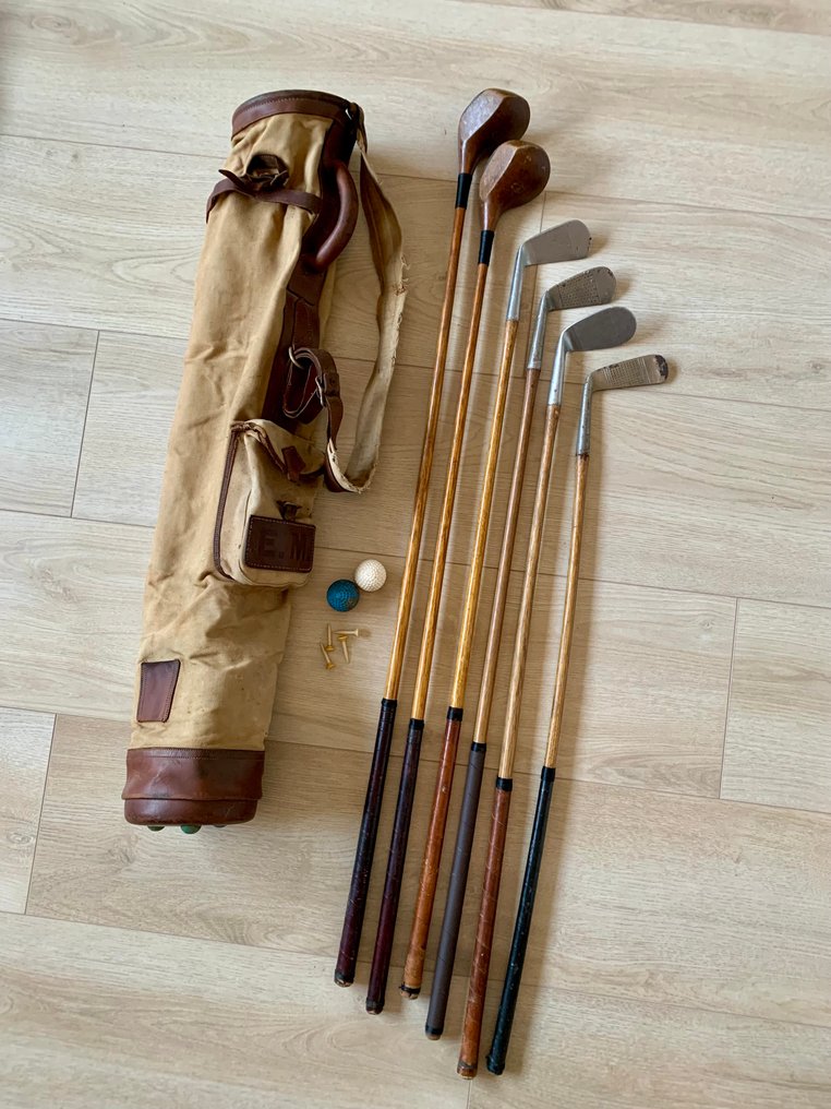 Antikes Hickory-Golfset  #1.0