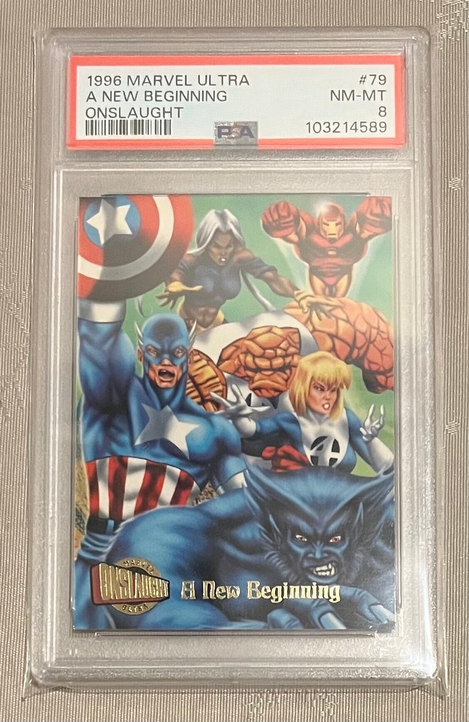 1996 Marvel Ultra - Fleer Skybox - #79 A New Beginning - 1 Graded card - PSA 8 #2.1
