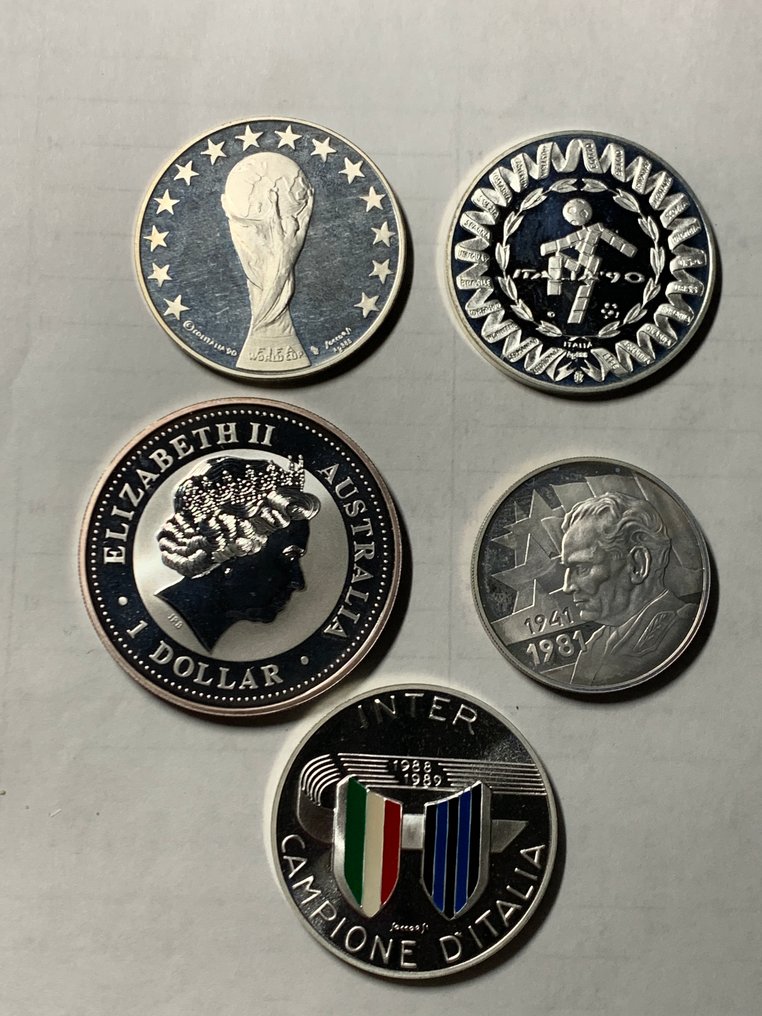 Italien. varie fior di conio in argento #1.0