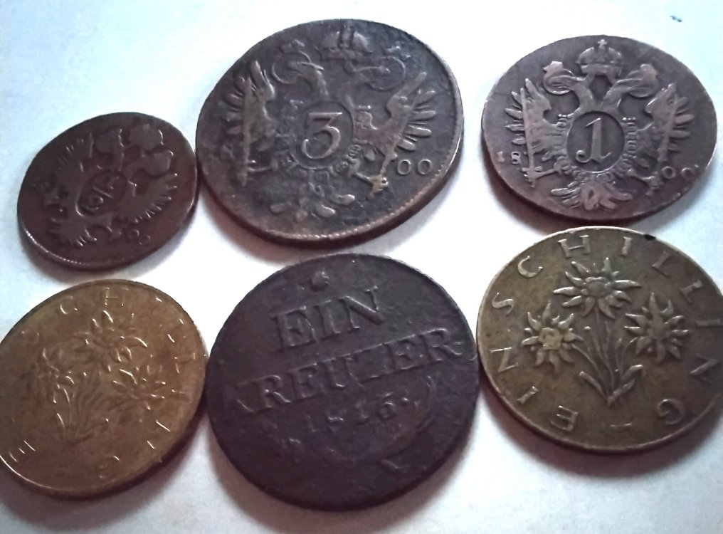 Austria. Lot of 12 coins, incl. silver, various denominations XIX/XX cent. (Senza prezzo di riserva) #3.2