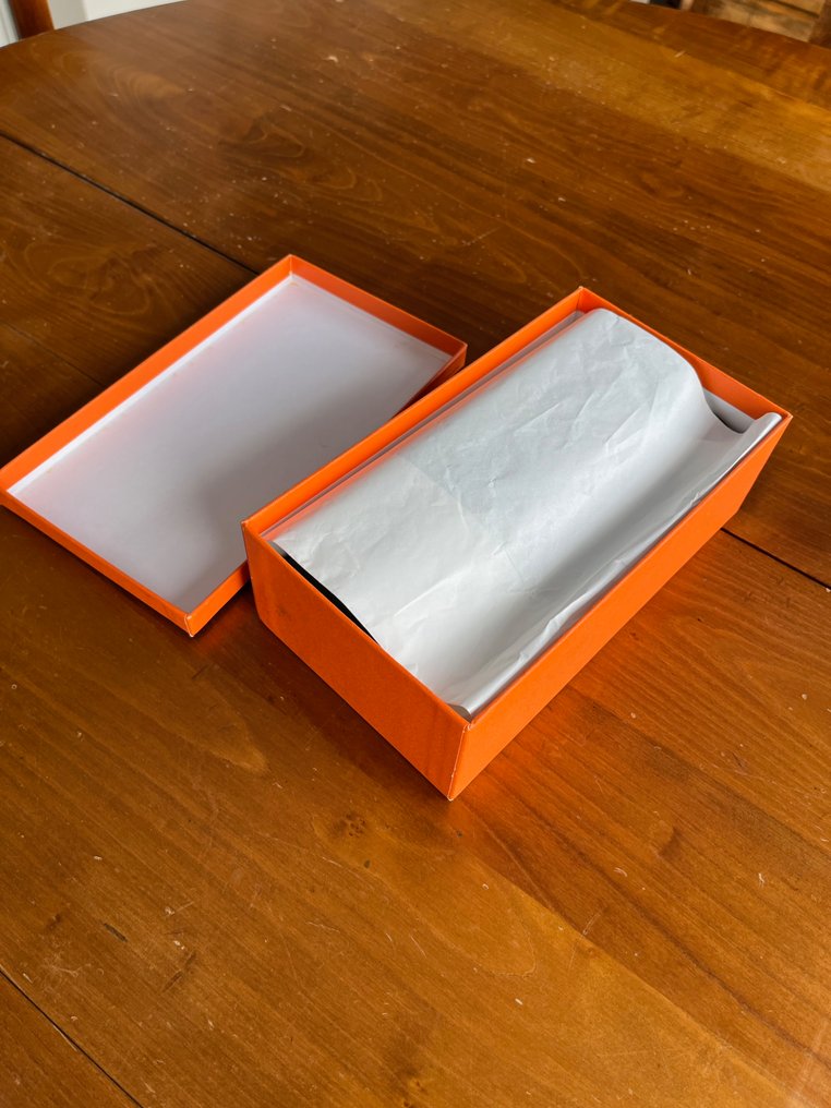 Carnet de voyage roulé en cuir vert , jamais utilisé , de marque Hermes - 1990 #3.2