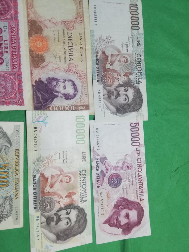 Italy. - 14 banconote Lire - anni vari (No reserve price) #3.2