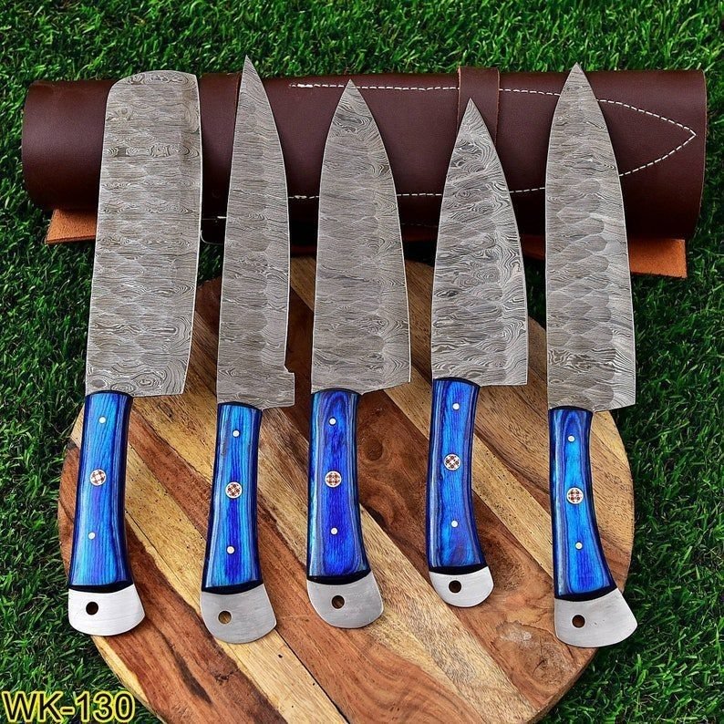 HHH - Μαχαίρι κουζίνας - Kitchen knife set -  μάχαιρα σεφ - Rosewood, swet - Βόρεια Αμερική - Σετ σεφ για μπάρμπεκιου, μαχαίρι σεφ #4.3