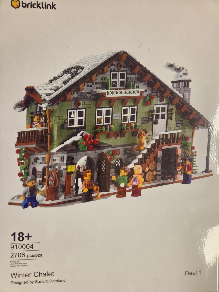 Lego Set - 910004 - BrickLink Designer Program - Winter Chalet #1.0