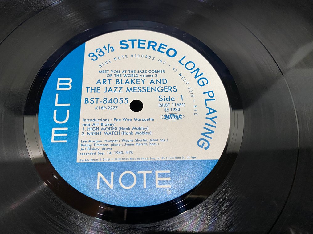 Art Blakey - Art Blakey and The Jazz Messengers Meet You At The Jazz Corner of The World Vol.2 - Disque vinyle unique - Pressage japonais - 1983 #2.1