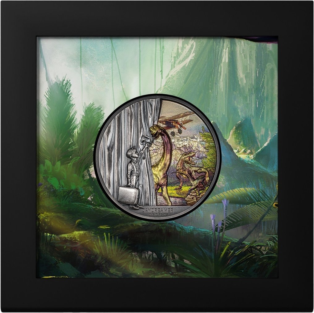 Palau. 10 Dollars 2023 Daydreamer - Adventure - 2 Oz (.999) Proof #2.1