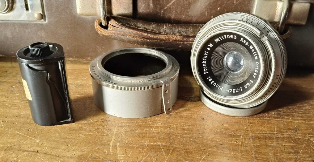 Plaubel Makina III – Anticomar 1:2.9/100mm + Weitwinkel Orthar 1:6.8/73mm – Originele Medium format camera #4.3