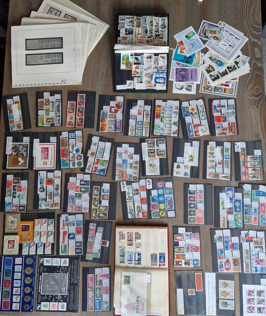 歐洲  - 大量的货物，包括许多特别之处，例如纪念品（带银封和硬币）、更好的FDC等。 - Michel #1.0