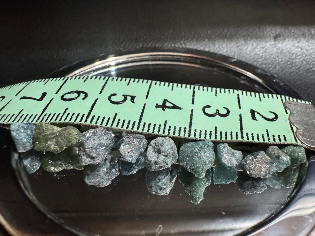 χωρίς τιμή ασφαλείας - 10 pcs Διαμάντι  (Φυσικού χρώματος)  - 10.12 ct - Fancy deep Μπλε, Πράσινο Πράσινο, Μπλε - I2 - Δεν υπάρχει εργαστηριακή έκθεση #2.1