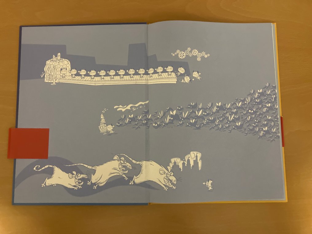 Koning snotneus - Adalbert dramt door / Adalbert is niet te verslaan - opdrachttekening - 2 Album - First edition - 2004/2008 #2.1