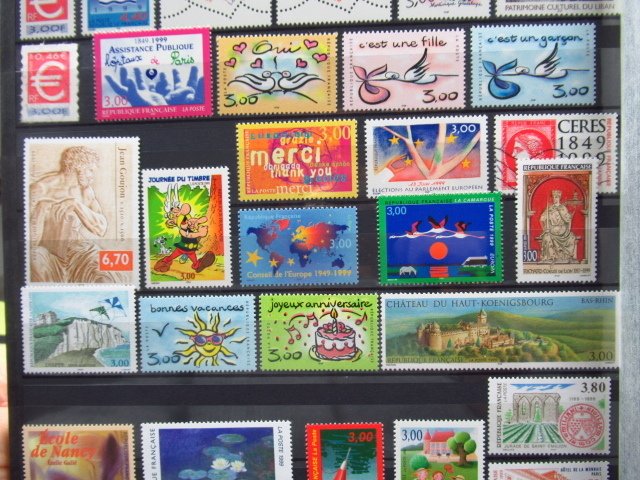 法国 2000/1992 - 超级邮票和册子收藏 #2.1