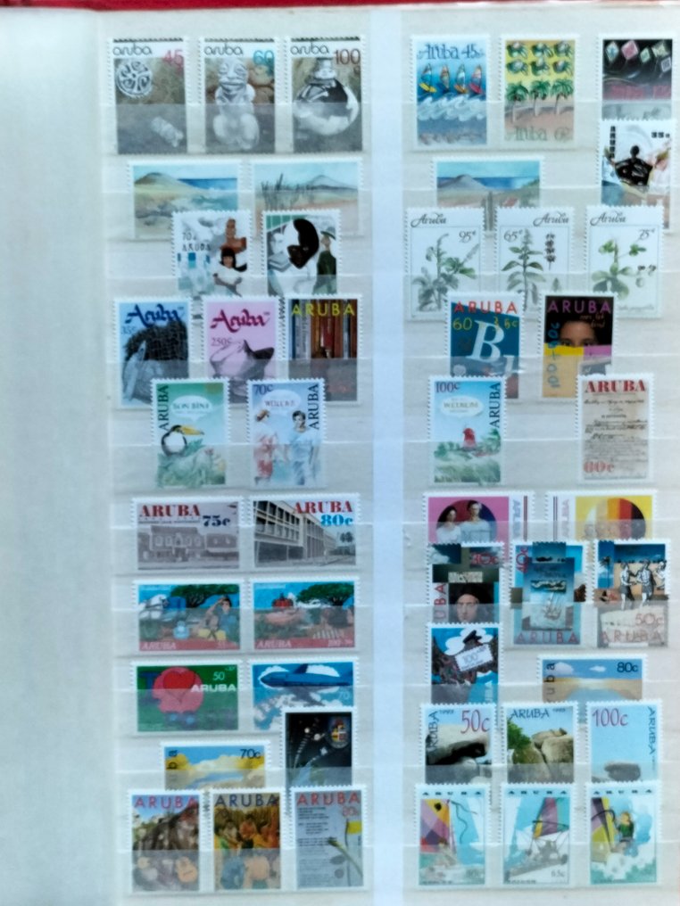 Aruba 1986/1998 - Collections annuelles complètes sur les numéros principaux d'Aruba. - Nvph 1 - 220 #3.2