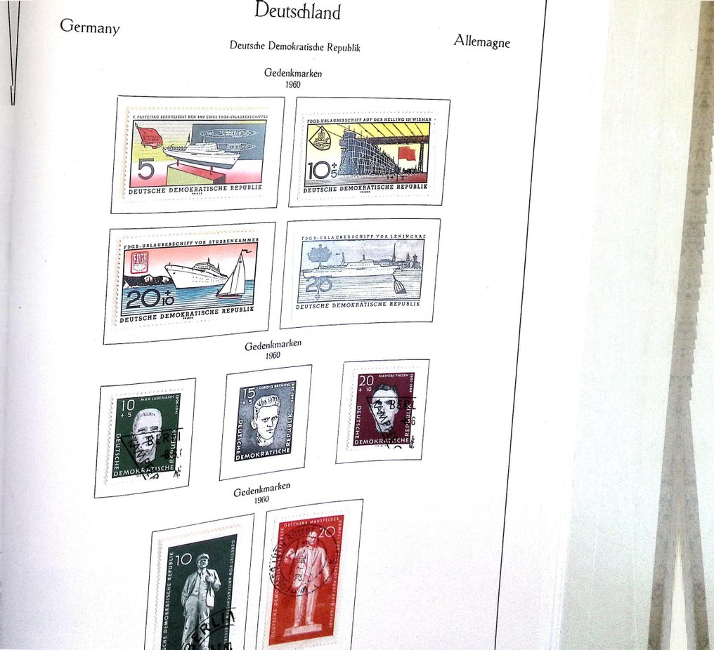 Europe  - Huge collection of European stamps in 6 books, including many from Germany, Switzerland, the #2.1