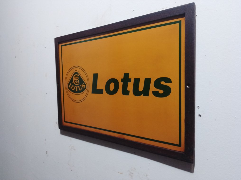 Lotus - 铁制的教导 - Lotus - 广告标牌 - 1980 - 铁 #2.1