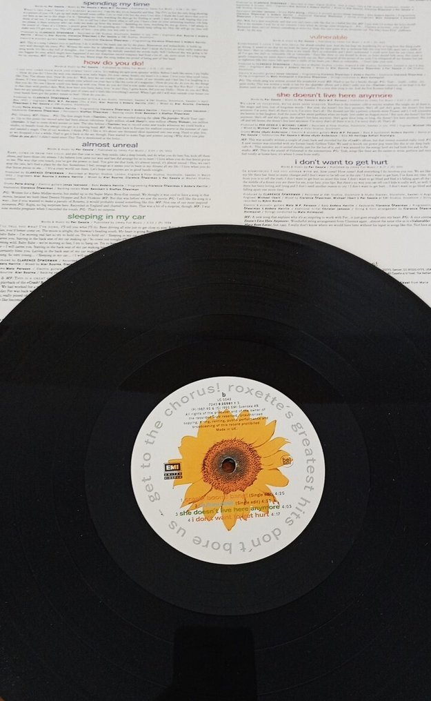 Roxette - Don't Bore Us - Get To The Chorus! (Roxette's Greatest Hits) - Doppel-LP (Album mit 2 LPs) - 1995 #3.2