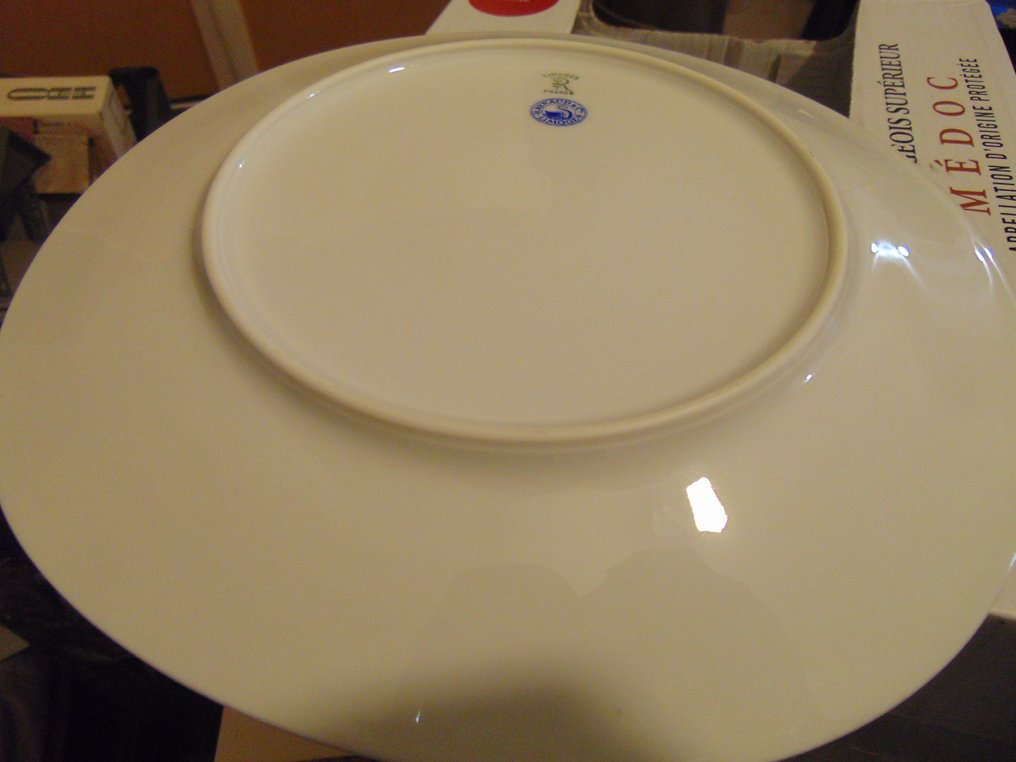Raynaud & Cie Limoges - Serving plate (12) - Porcelain - porcelain #4.3