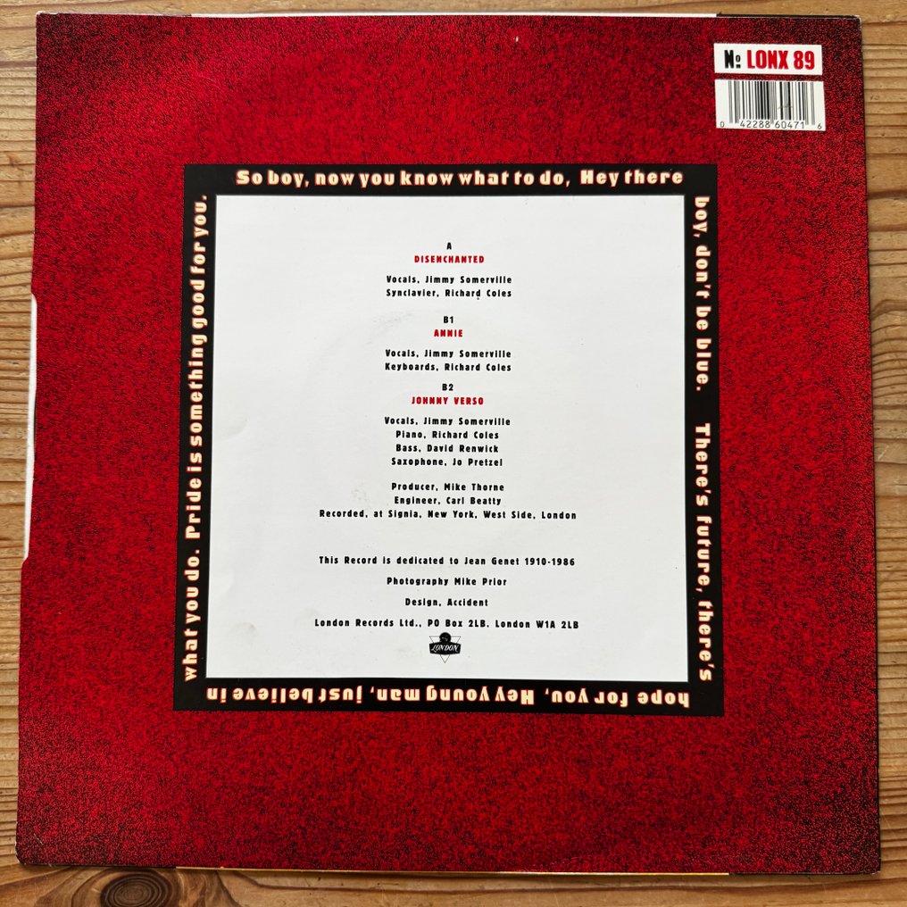 The Communards - 6 great records from The Communards - Diverse Titel - Vinylschallplatte - Erstpressung - 1986 #2.1