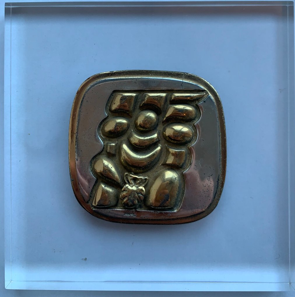 Miguel Berrocal (1933-2006) - 雕塑, Torso Verona - 6.3 cm - 金属 #1.0