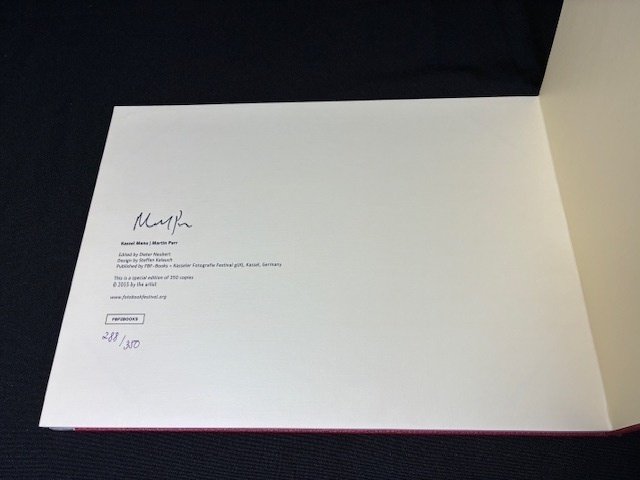 SIGNED; Martin Parr - Kassel Menu (MINT + COMPLETE, STRONGLY LIMITED TO 350) - 2015 #4.3