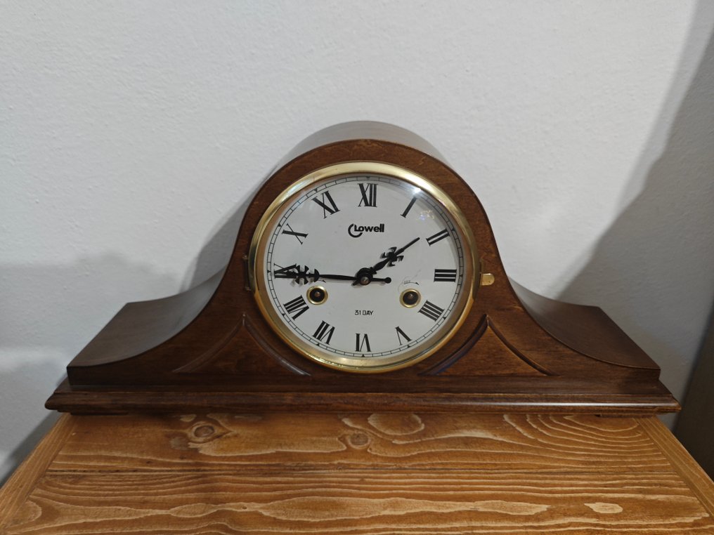 Pendulum clock - Lowell -  Vintage - Gilt brass - 2000-2010 - table clock #1.0