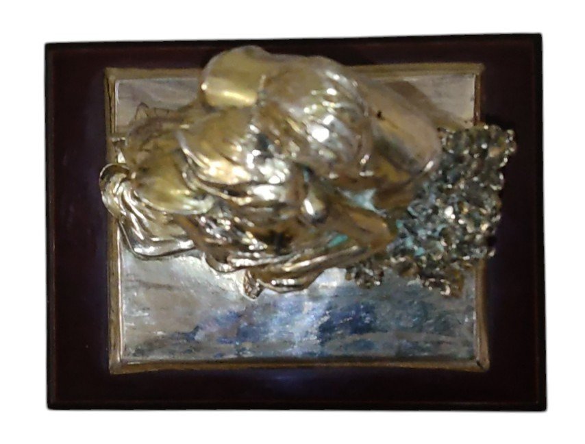 Beeld, La Coppia (1980) - 30 cm - Verzilverd #4.3