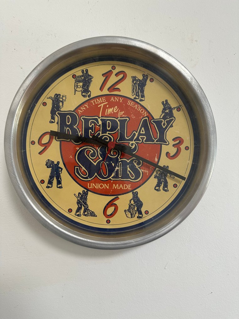 掛鐘 -  Vintage - 鋁 - 1980-1990 - 广告手表 #4.3
