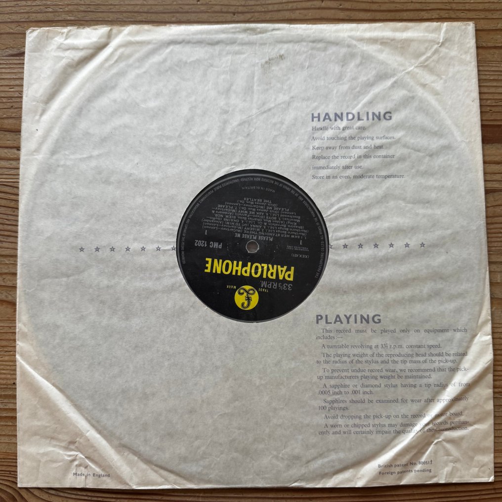 披頭四 - Please Please Me [1963 UK Mono Pressing] first pressing Matrix/2nd Label type - LP - 單聲道 - 1963 #2.1