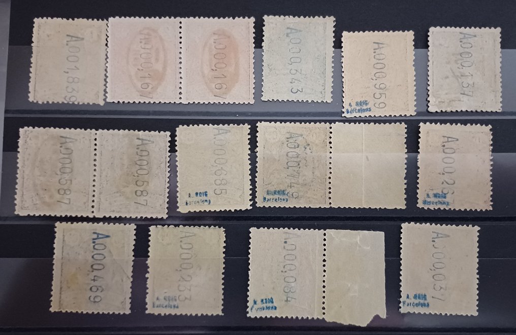 Guinea 1911/2025 - Serie di guinea sovraccaricata tipo II - Edifil N72/84 tipo II #1.0