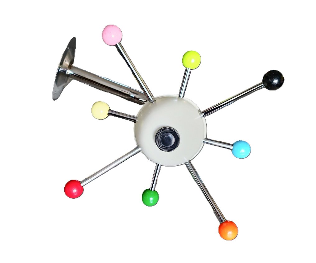 IKEA - 衣帽架 - 魔杖 - 金属, 木 - Sputnik - 太空时代 #4.3