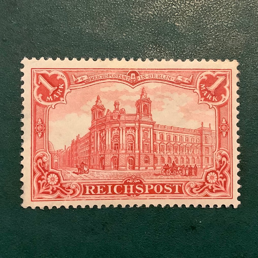 德意志帝國 1900 - 马克·赖希斯波斯特-以中心为导向 - Michel 63a #1.0