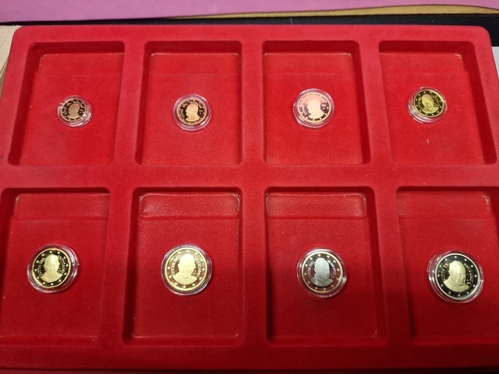 教廷. Series 1 Cent - 2 Euro 2016 Proof  (没有保留价) #1.0