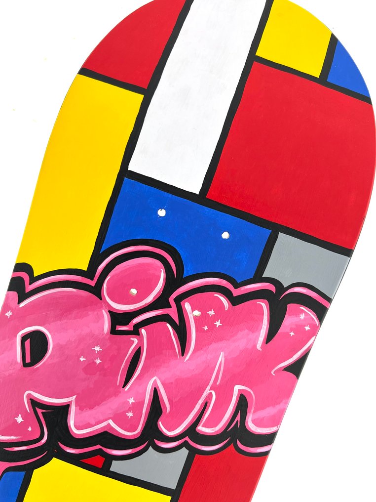 PAAPI (1986) - Pink Panther x Mondriaan Skatedeck #2.1