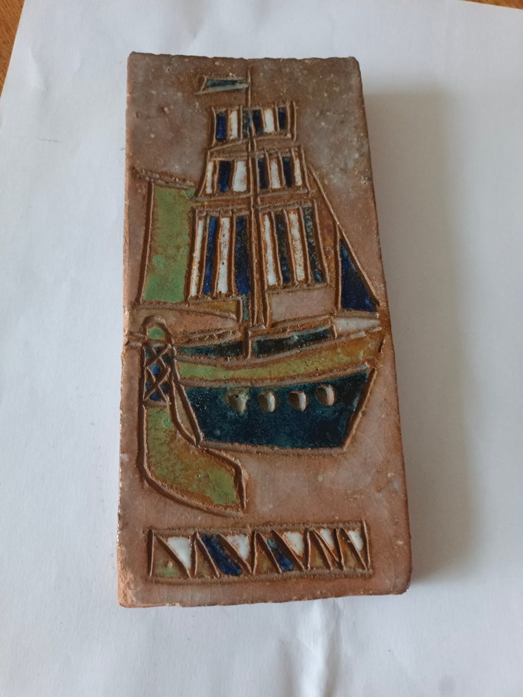 Les Argonautes - Διακοσμητικό πιάτο τοίχου - Terracotta #1.0