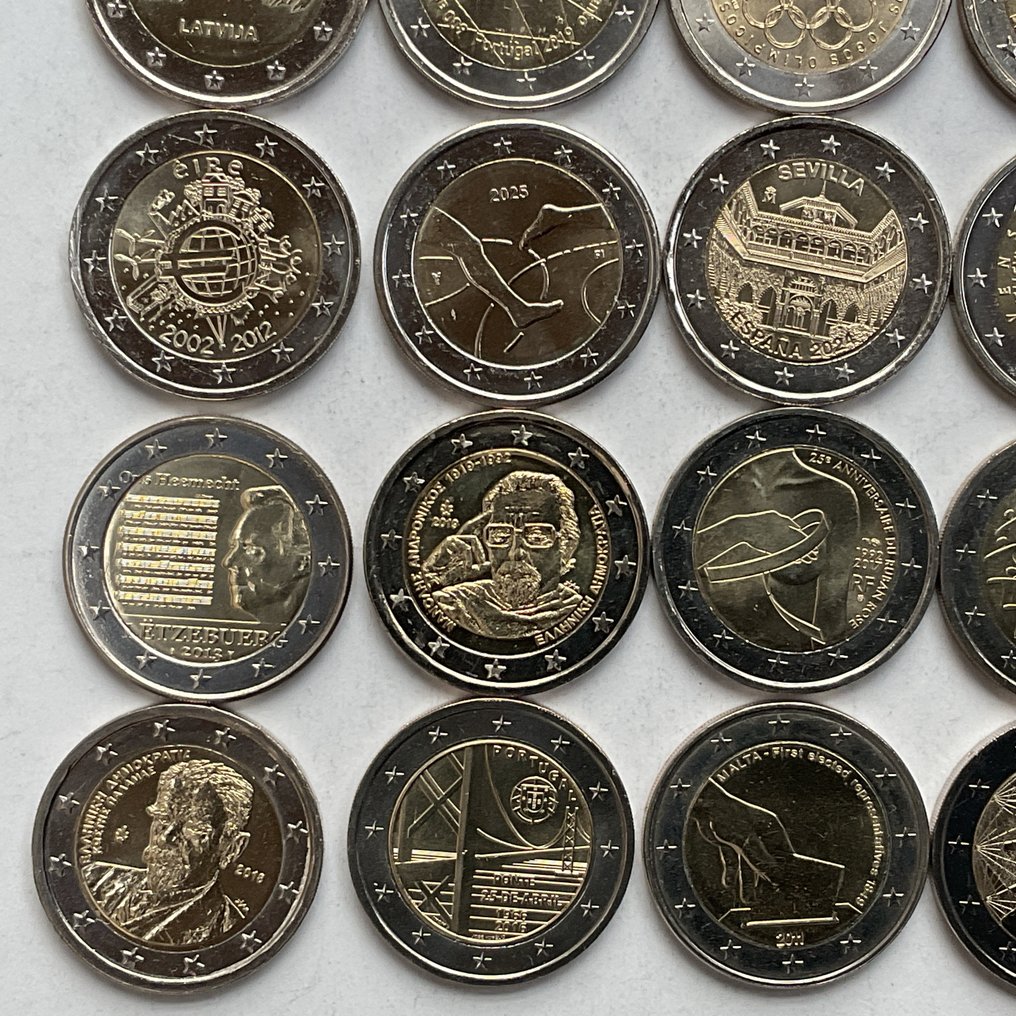 欧洲. 2 Euro Various Years (25 stuks)  (没有保留价) #4.3