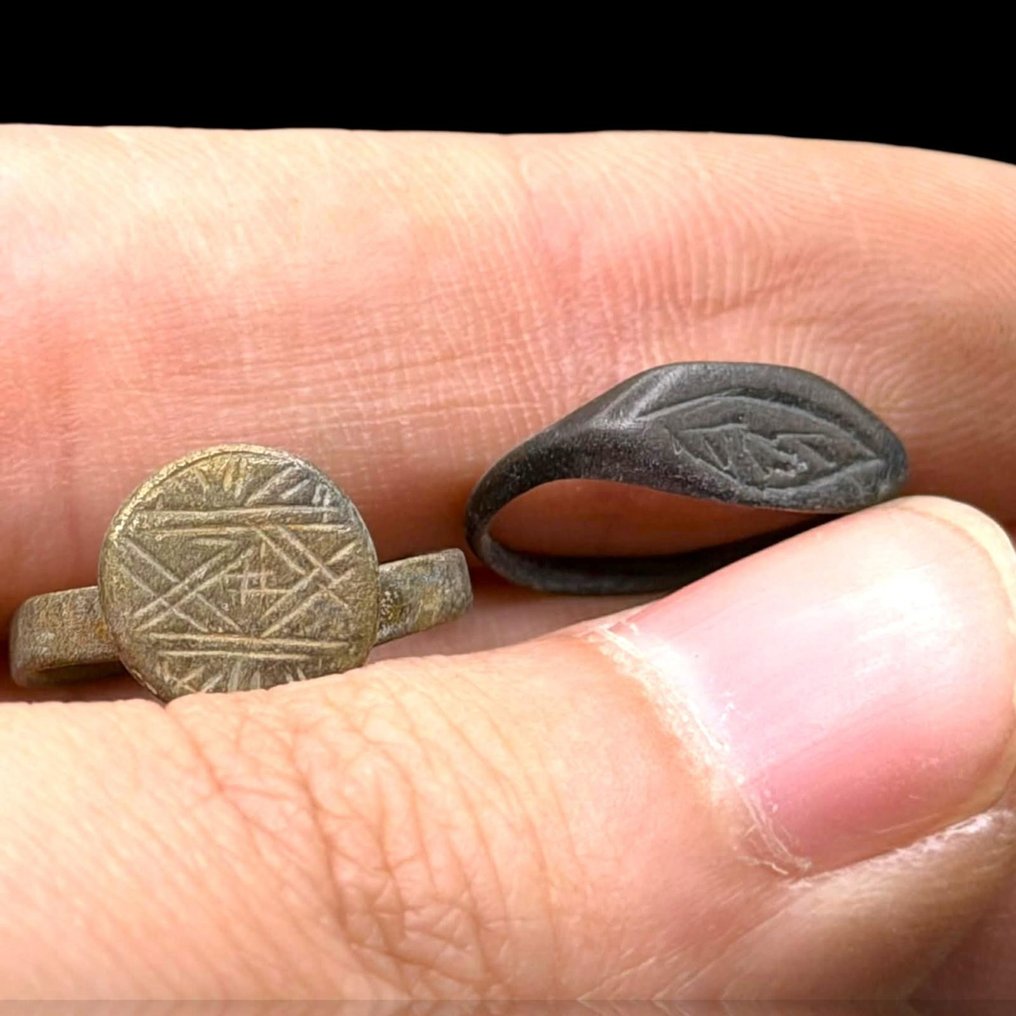 中世紀前期 青銅色 戒指  (沒有保留價) #3.2