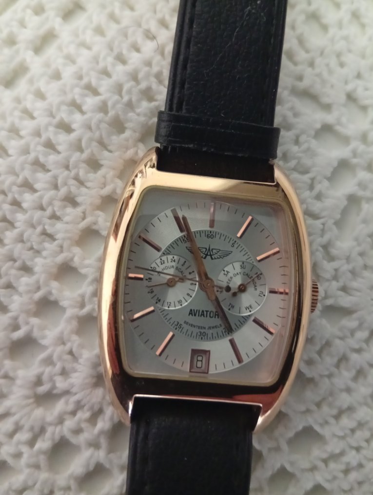 Aviator - Day-Date - No reserve price - 990/999 - Unisex - 1980-1989  #4.3